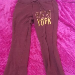 Red New York Sweatpants